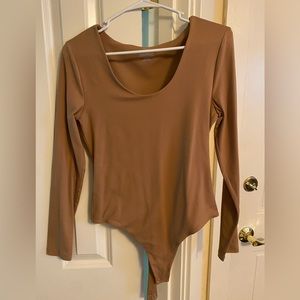 Nuuds Scoopneck Long Sleeve Bodysuit